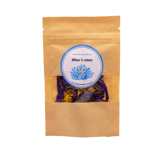 Organic Blue Lotus Flower (Nymphaea caerulea)